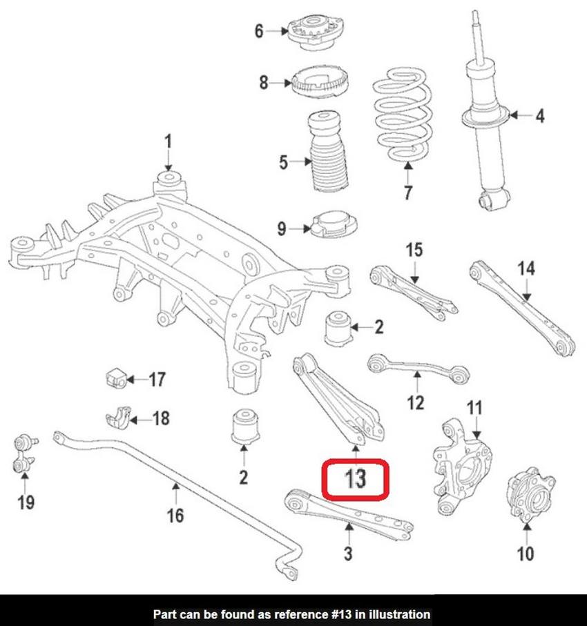 Suspension Control Arm Kit Rear Lower Genuine BMW BM2662343KIT